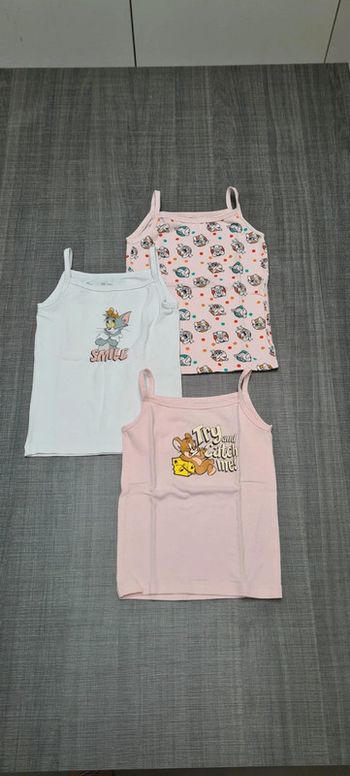 Lot de débardeurs Tom et Jerry 2-4 ans