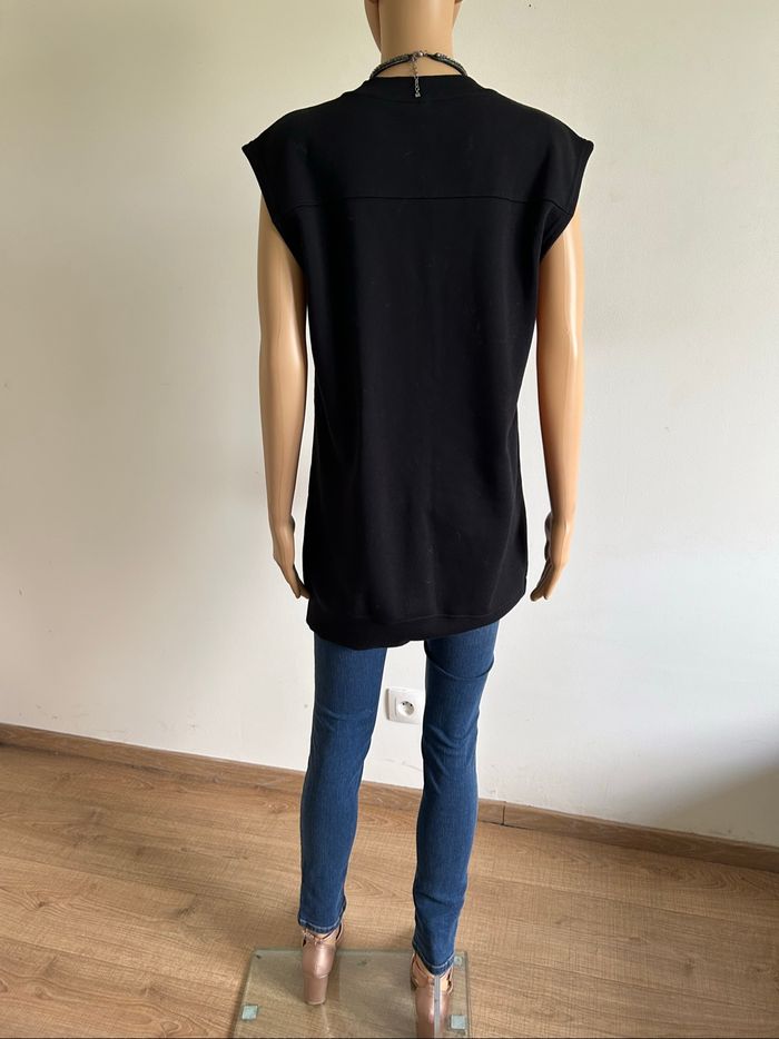 Pull sweat noir neuf sans manches Vero Moda taille S (valeur 25€) - photo numéro 6