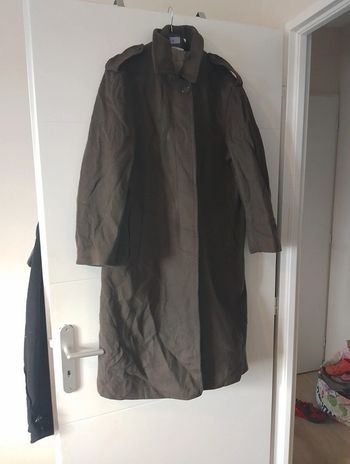 Trench velours militaire