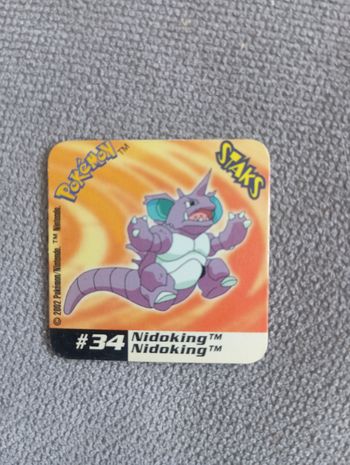 Magnet Pokémon Staks N°34 Nidoking