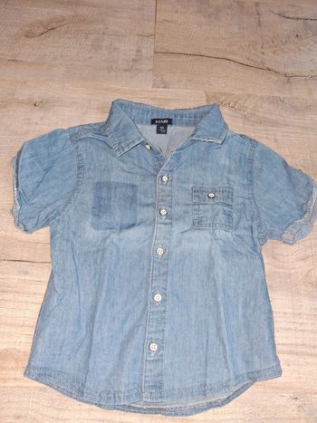 Chemise manche courte garçon 18 mois