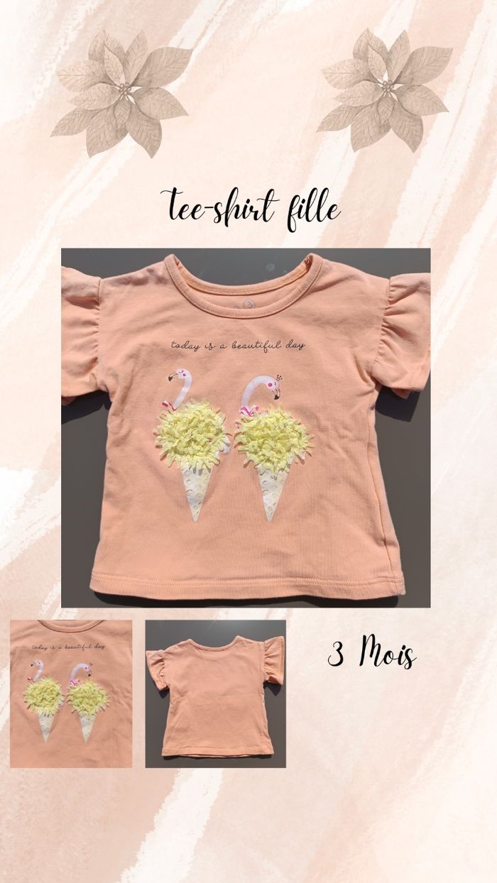 Tee-shirt bébé fille