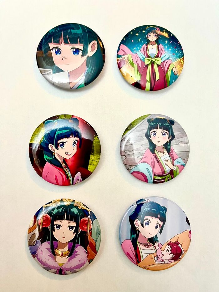 Lot de 6 broches « les carnets de l’apothicaire » neuf