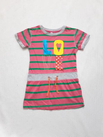 Robe manches courtes 110/116 cm