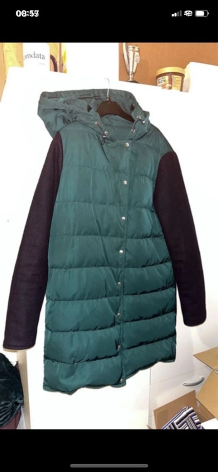 doudoune longue lacoste taille 38 - photo numéro 4