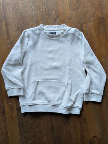 Jogging blanc unisexe  36 mois