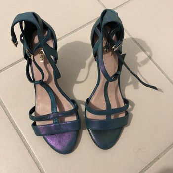 Escarpins violet vert