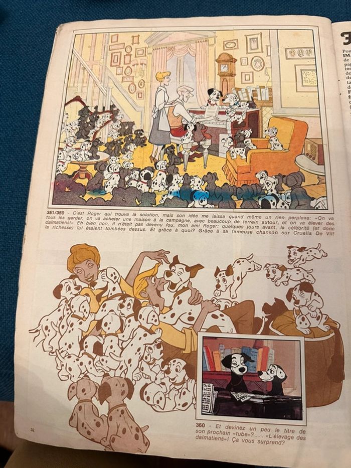 Album Panini ancien Disney les 101 dalmatiens chiens complet grand livre stickers - photo numéro 10