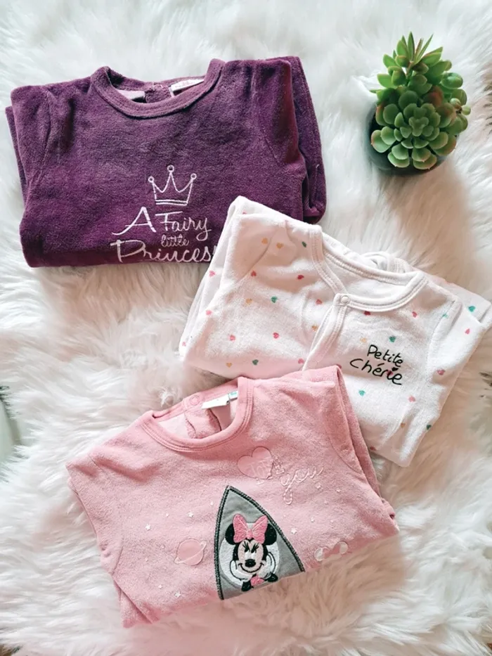 Lot de 3 pyjamas