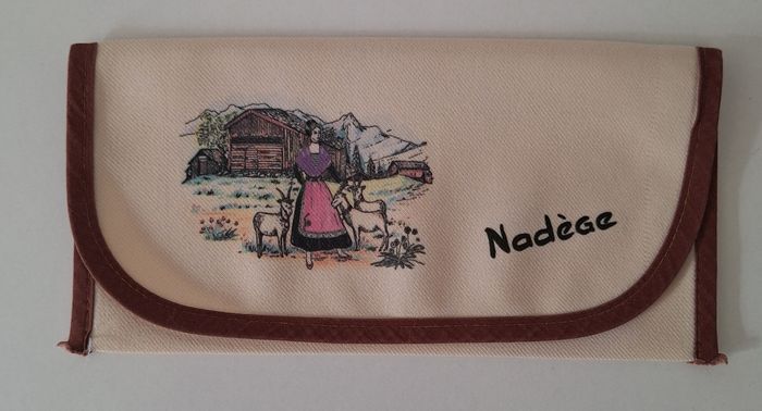 Pochette en tissu personnalisée