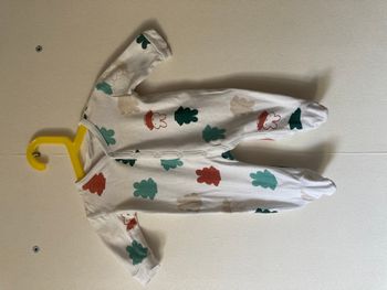 pyjama grenouillère lapins bébé taille 62 cm