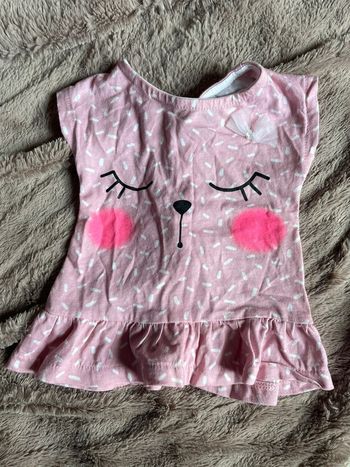 T-shirt fille 3 mois