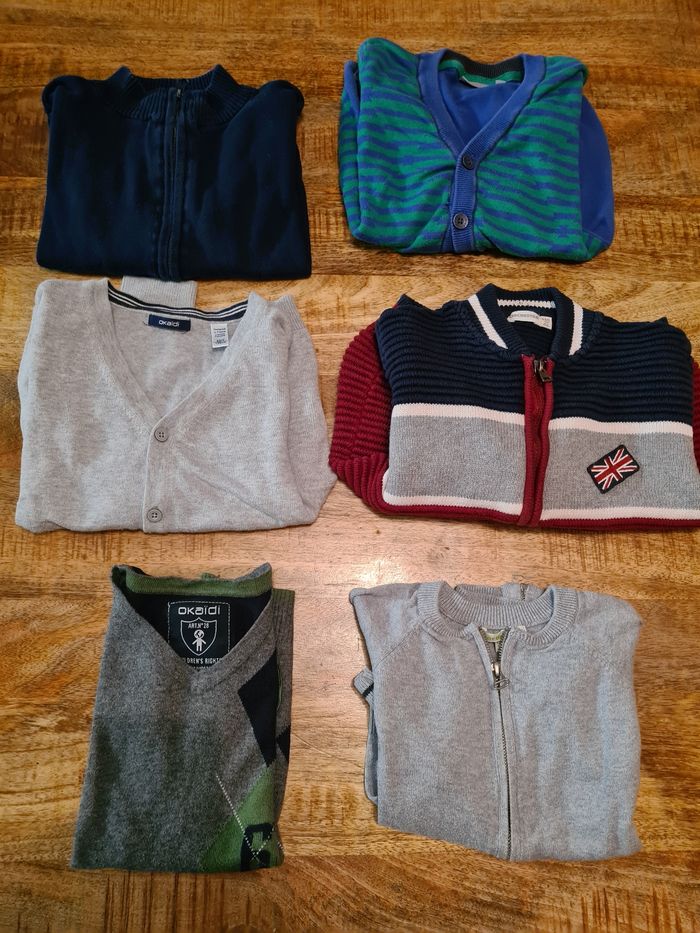Lot gilet cardigan 8 ans 128cm - photo numéro 2