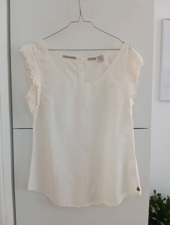 Blouse Écrue broderies maison scotch "la femme selon Marie"