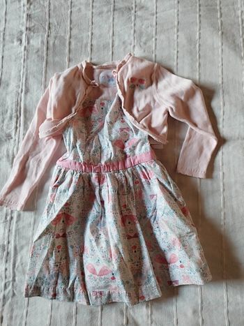 ensemble robe et Boléro sergent major 4 ans