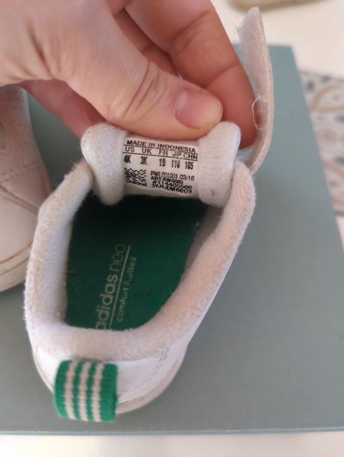 Basket blanche adidas - photo numéro 5