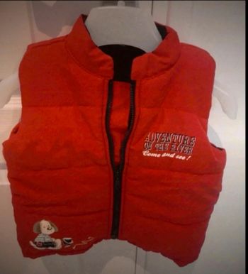 Doudoune sans manches garçon 23 mois