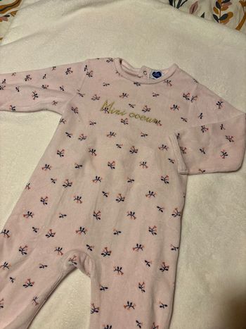 Pyjama velours 1 pièce 18 mois