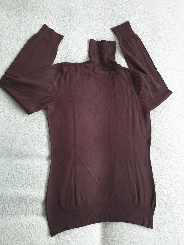Pull femme col roulé L - photo numéro 5