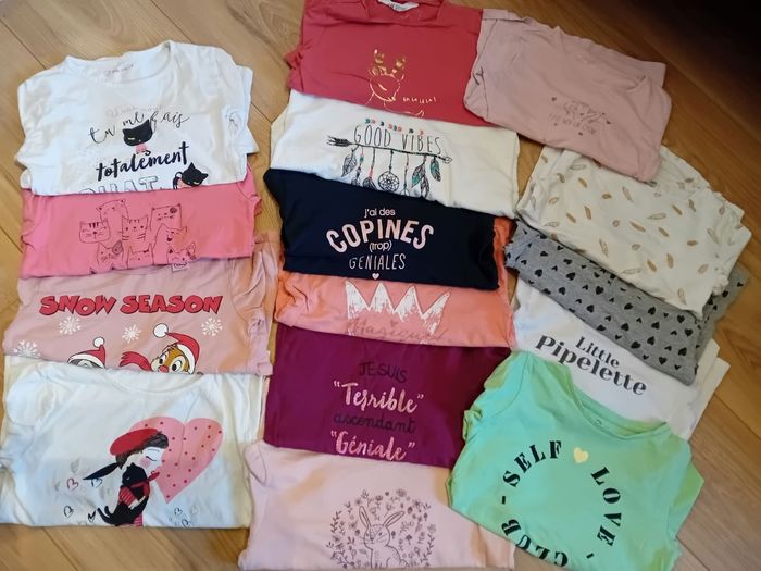 Lot tee-shirts manches longues