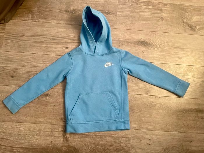 Sweat à capuche bleu Nike 5 ans / 110/116 cm - photo numéro 6