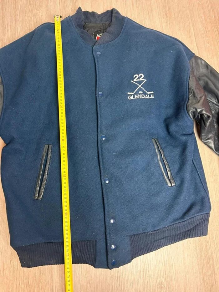 Veste Varsity Vintage Hockey Glendale Canada Sportswear Taille XL - photo numéro 14