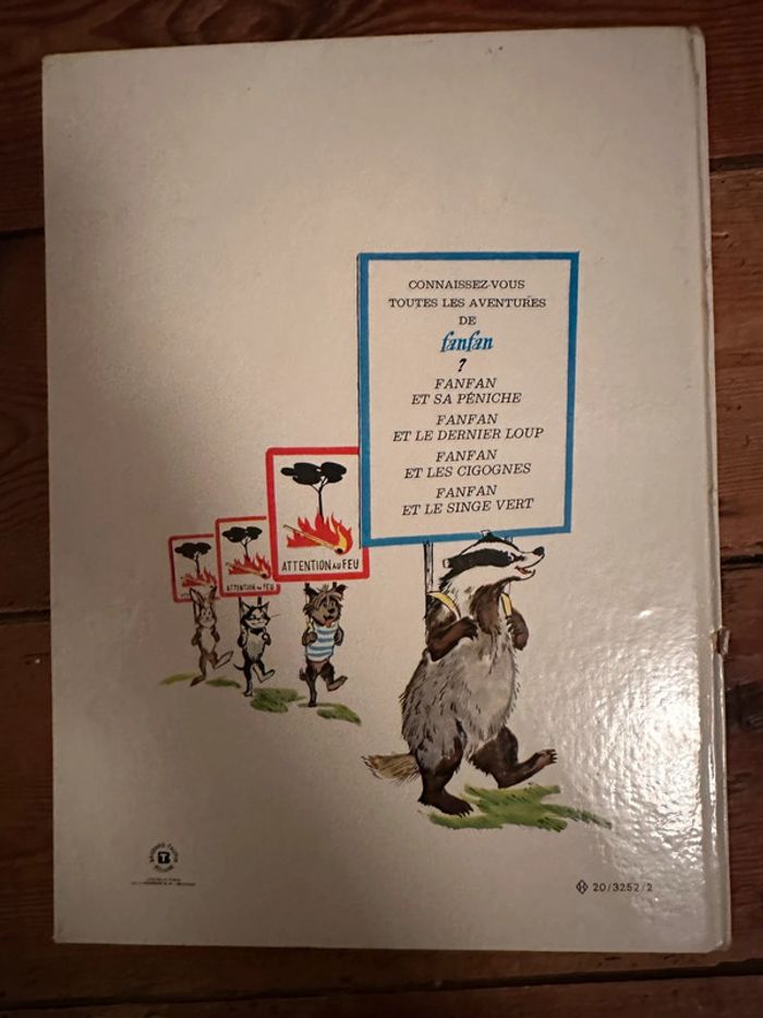 Pierre Probst Caroline - livre ancien Fanfan et la colline en feu grands albums Hachette - photo numéro 2