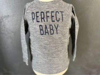 Pull gris bébé garçon