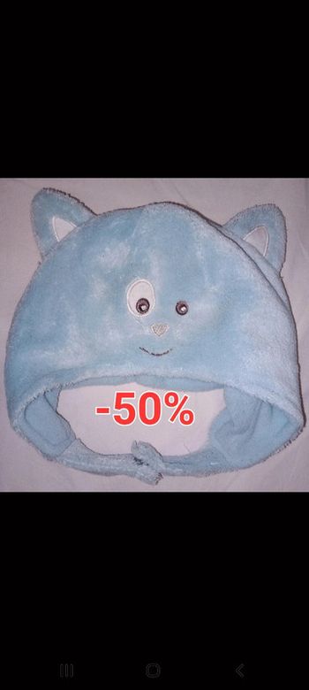 Bonnet en pilou chaud 12-18 mois