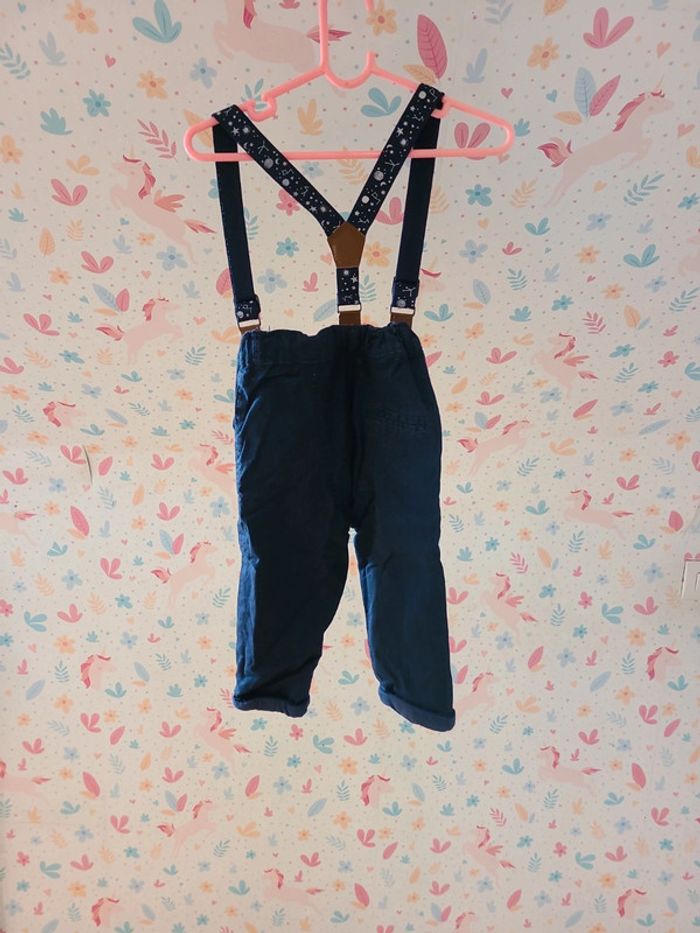 Pantalon épais avec bretelles - photo numéro 2