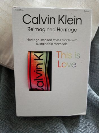 Jockstrap Calvin Klein reimagined héritage this is love taille XXXL