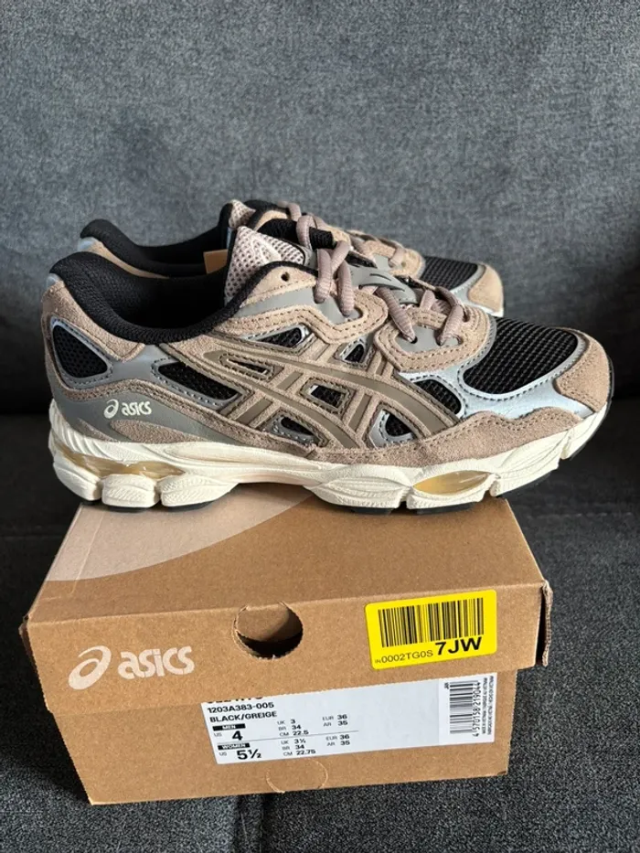 Asics gel NYC noir / greige 36 - photo numéro 3