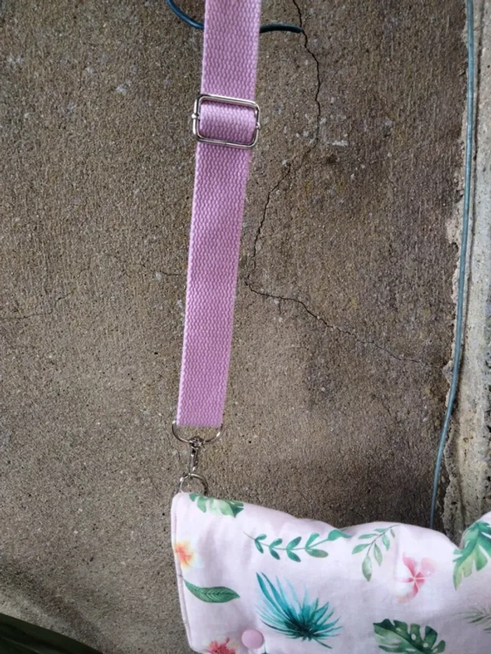 Sac à main + porte carte fait mains - photo numéro 5