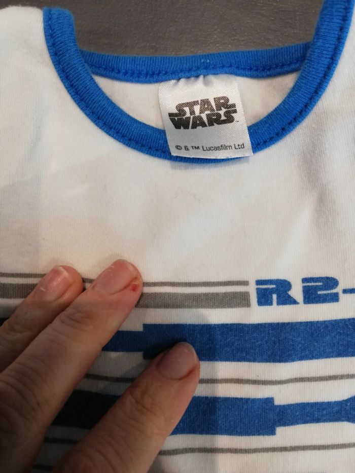 2 Bodys star wars 12 18 mois dark vador Rd2 d2 - photo numéro 2