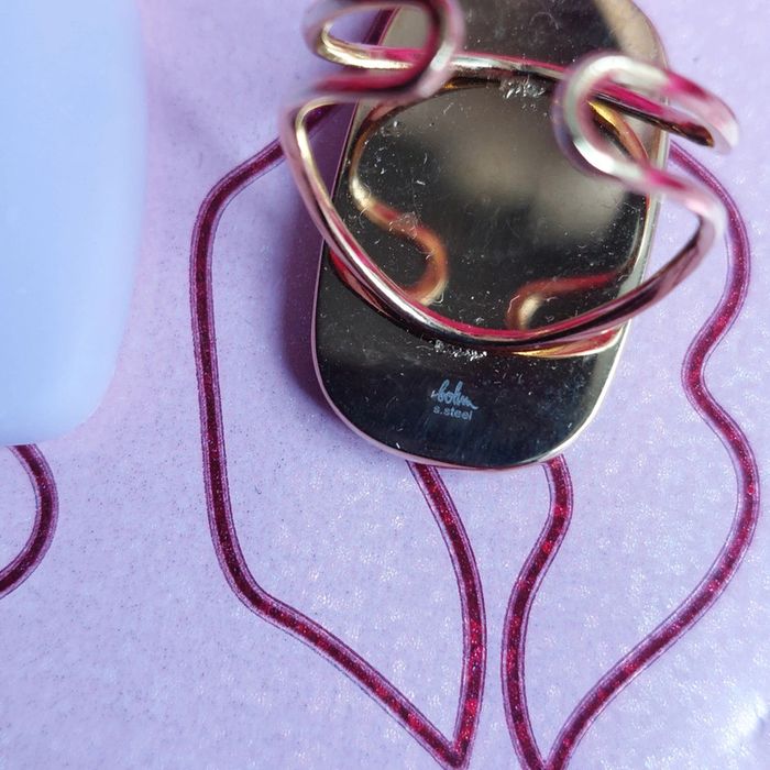 Bague neuve acier inoxydable - photo numéro 3