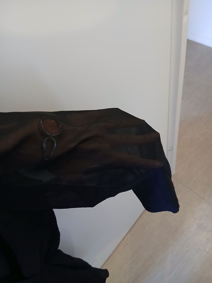 Robe noire semi transparente - photo numéro 3