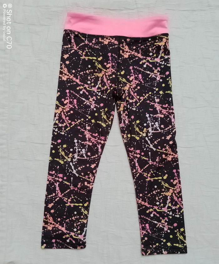 Legging sport 5 ans jamais porté rose fluo