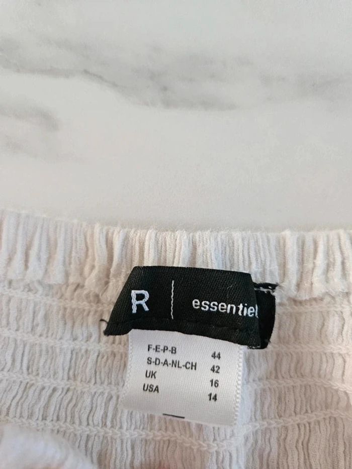 Essentiel blouse épaules nues taille L - photo numéro 6