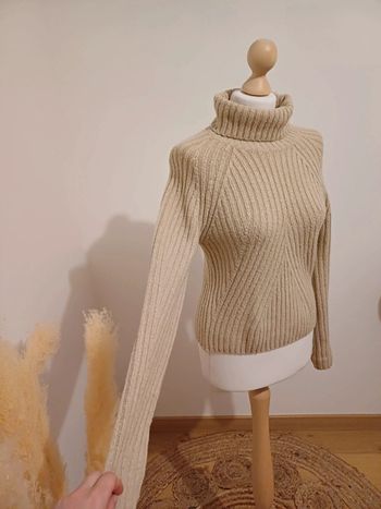 Pull beige à col roulé Tally weijl taille XS/S 34/36