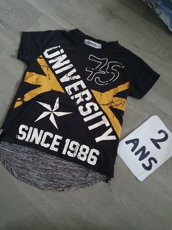 Maillot t-shirt  2ans garçon