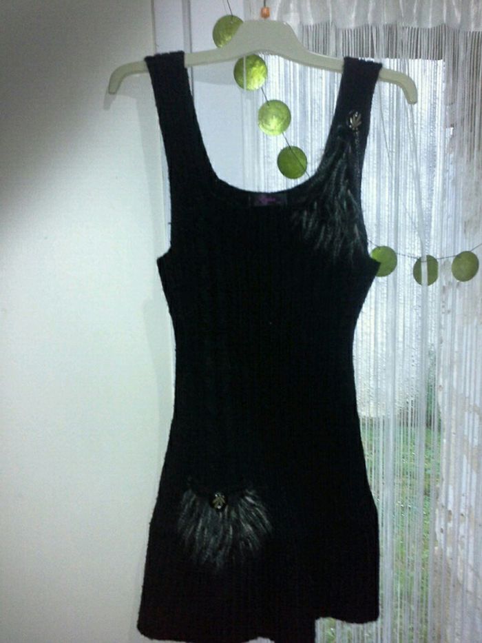 Robe laine sans manche- taille 38/40