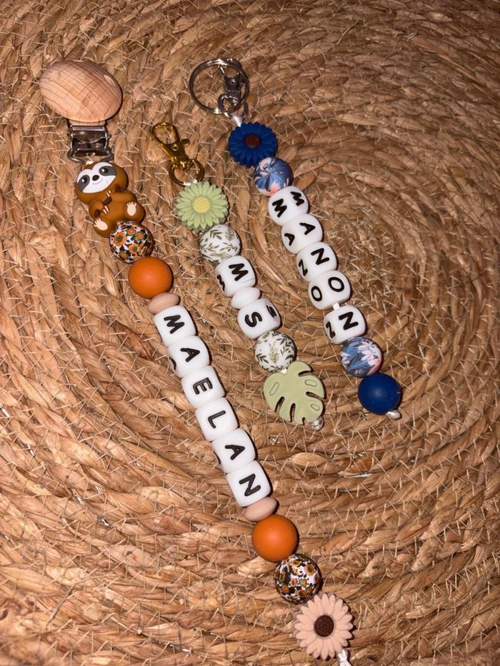 Attache tétine & Porte clés personnalisé - photo numéro 7