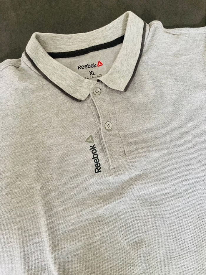 Reebok haut tee shirt polo vêtement homme taille XL - photo numéro 4