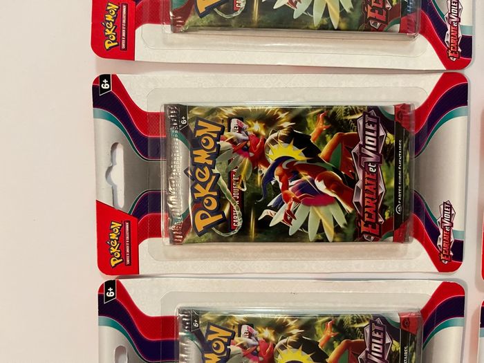 Lot 6 boosters Pokémon écarlate et violet - photo numéro 4
