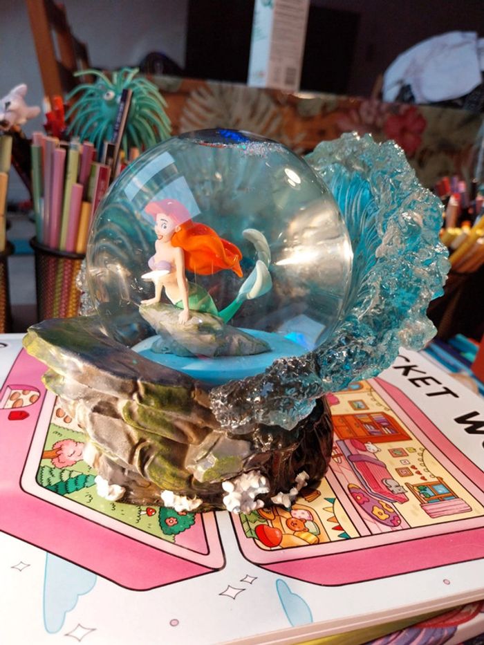 Snowglobe disney ariel la petite sirene - photo numéro 2