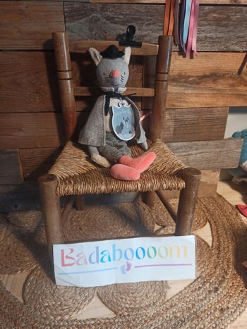 Peluche chat galant moulin roty neuf