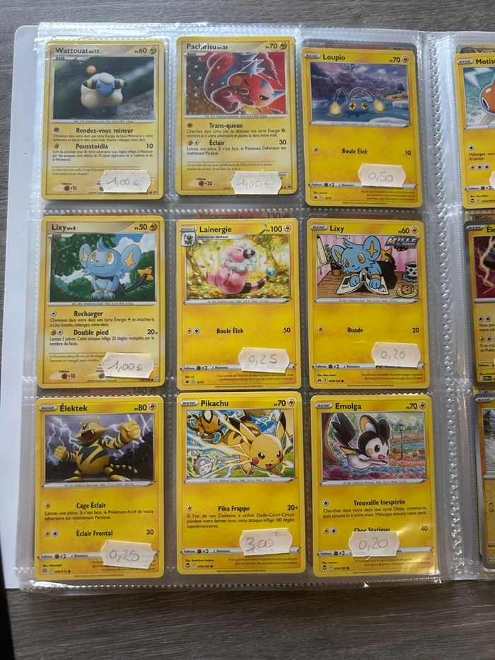 Carte Pokémon électrique