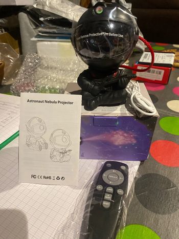 Projection 360 astronaute lumières