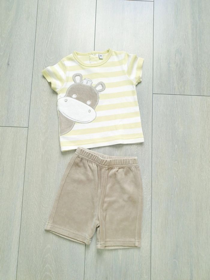 Ensemble 2 pièces été. Garçon 6 mois