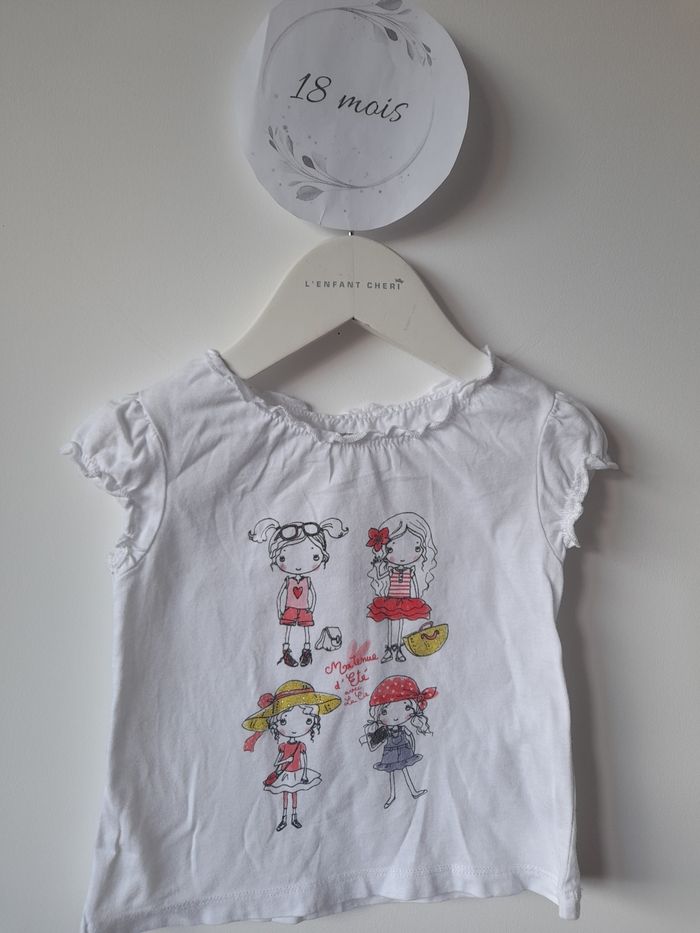 Tee-shirt blanc 18 mois La compagnie des petits